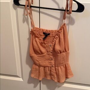 Wild Fable Peach Ruffle Camisole